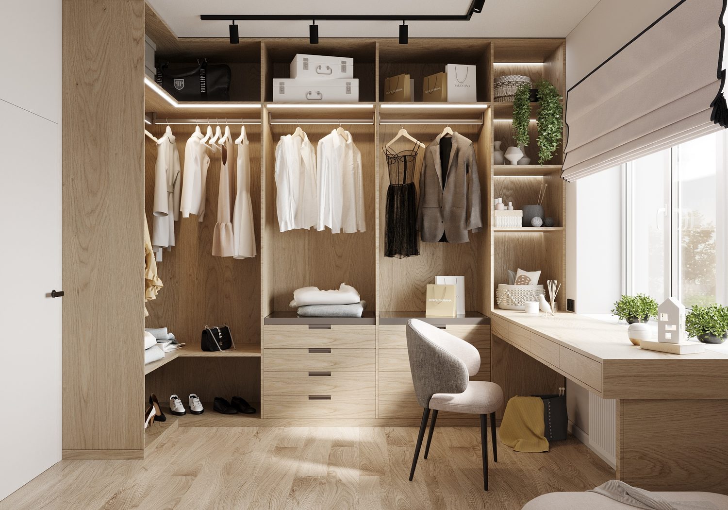 Bedroom and interior design by AJ Concrete Homes