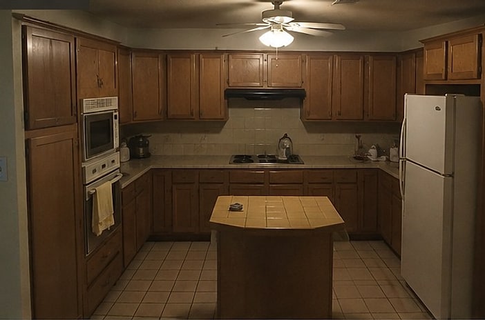 Kitchen before renovation