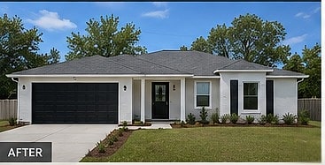 Whole-home remodel in Tampa — house exterior after renovation