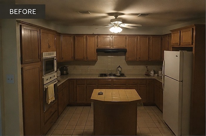 Whole-home remodel in Tampa — kitchen before renovation